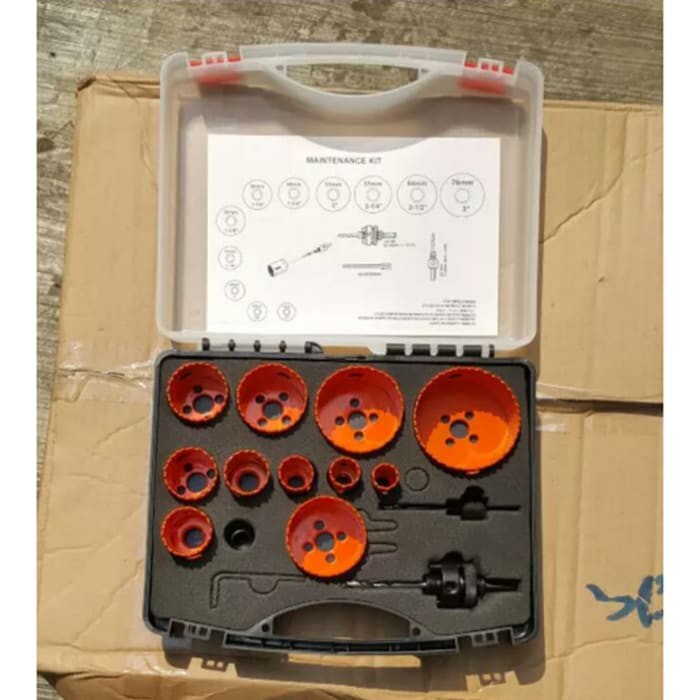 Promo HOLE SAW METAL SET / MATA BOR GERGAJI BULAT LUBANG BESI PLAT