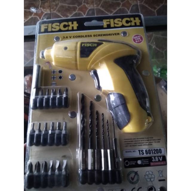 MESIN BOR FISCH CORDLESS BOR TANGAN TANPA KABEL FISCH