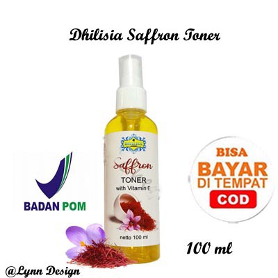 [BPOM] Dhilisa Saffron Mist FACEMIST &amp; TONER SAFFRON ANTI ACNE &amp; BRIGHTENING_LEA Saffron Mist