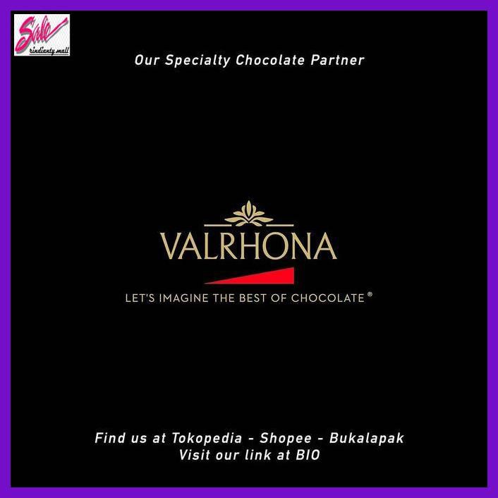 

SAKMACOKLAT- VALRHONA GUANAJA 70% DARK CHOCOLATE 250GR COUVERTURE COKLAT COIN PAHIT -MAKANAN-