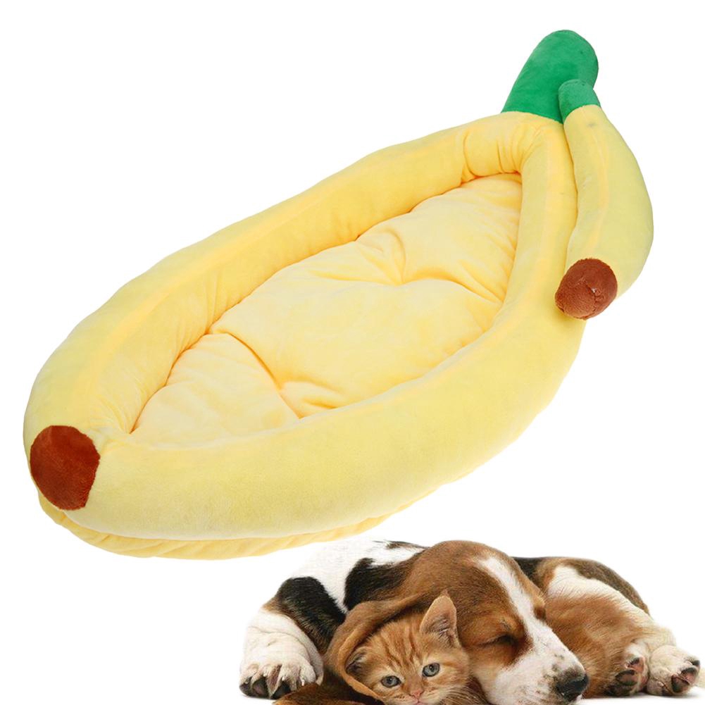 Pet Products Warm Soft Banana Shape Dog House Pet Sleeping Bag Dog Bed Shopee Indonesia