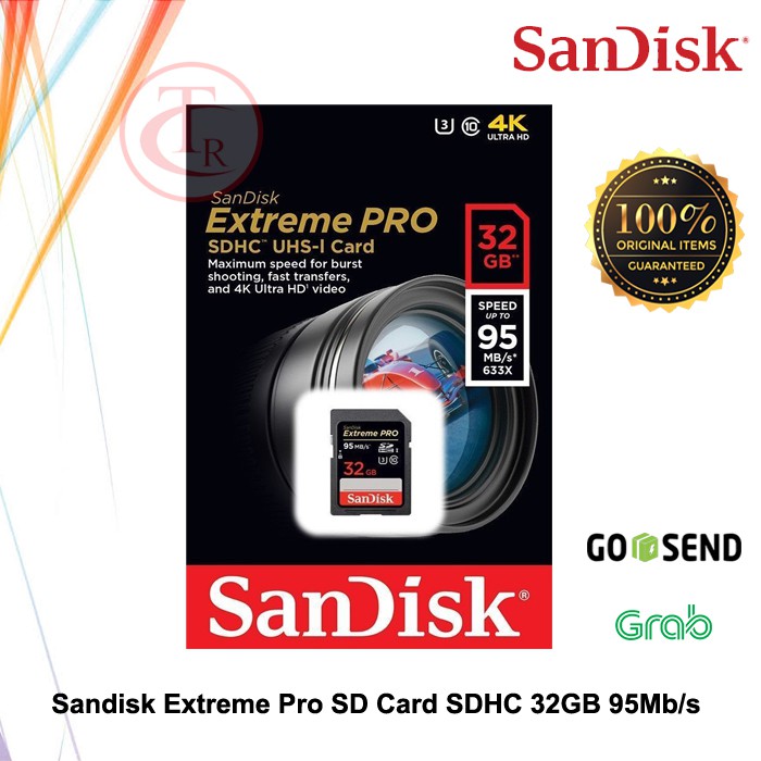 Sandisk Extreme Pro SD Card SDHC 32Gb 95Mb/s