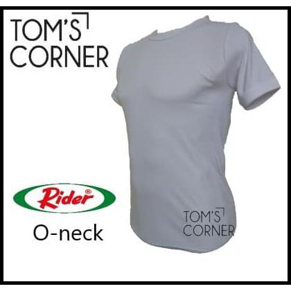 GRATIS ONGKIR KAOS OBLONG PRIA RIDER PUTIH | KAOS DALAM PRIA | DALAMAN | O & V NECK - PUTIH V NECK,