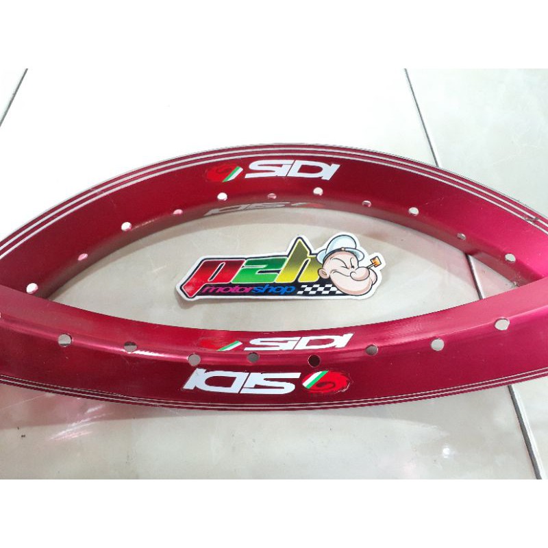 velg SIDI original merah 140/160 ring 17