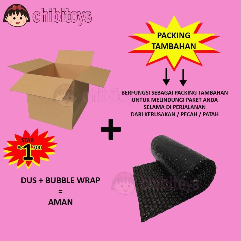 

Packing Extra Aman Dus Bubble Wrap Fragille (Harap Baca Deskripsi Dengan Teliti)