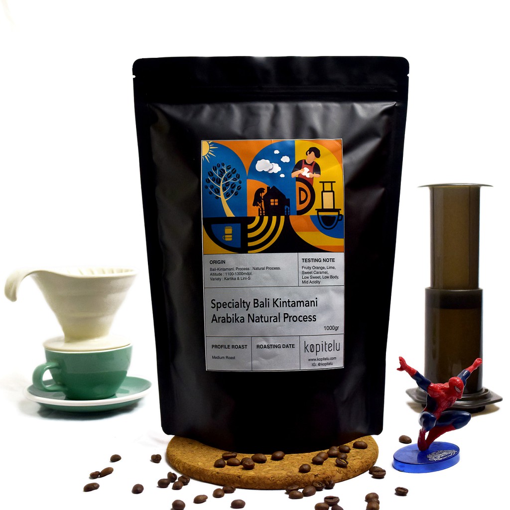 

Kopitelu Specialty Bali Kintamani Arabika Natural Process 1 KG