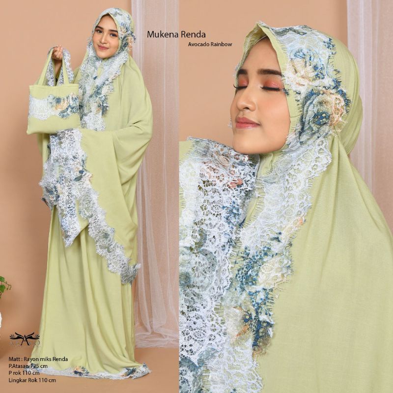 Mukena renda brukat aulia