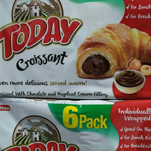 

Elvan today croissant choco & hazelnut 6pack