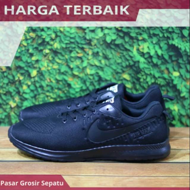 Sepatu Sekolah Kuliah Harian Nike Airmax One Hitam Anak Dewasa Bisa Untuk Pria Wanita Cewek Cowok