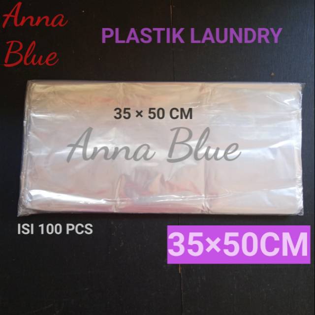 PLASTIK LAUNDRY 35×50 CM/KANTONG PLASTIK TAS/PLASTIK KRESEK BAG
