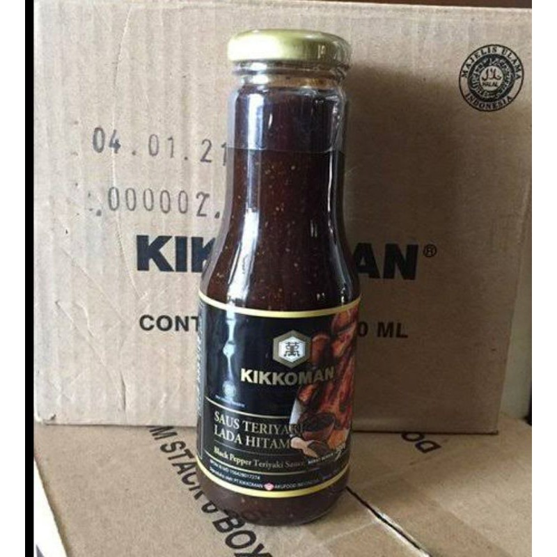 

Kikkoman Teriyaki Blackpepper/Lada Hitam 300 ml