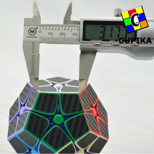 Rubik Megaminx QIYI Kibiminx 2x2 Carbon karbon 2x2x2 Qi Yi Kilominx