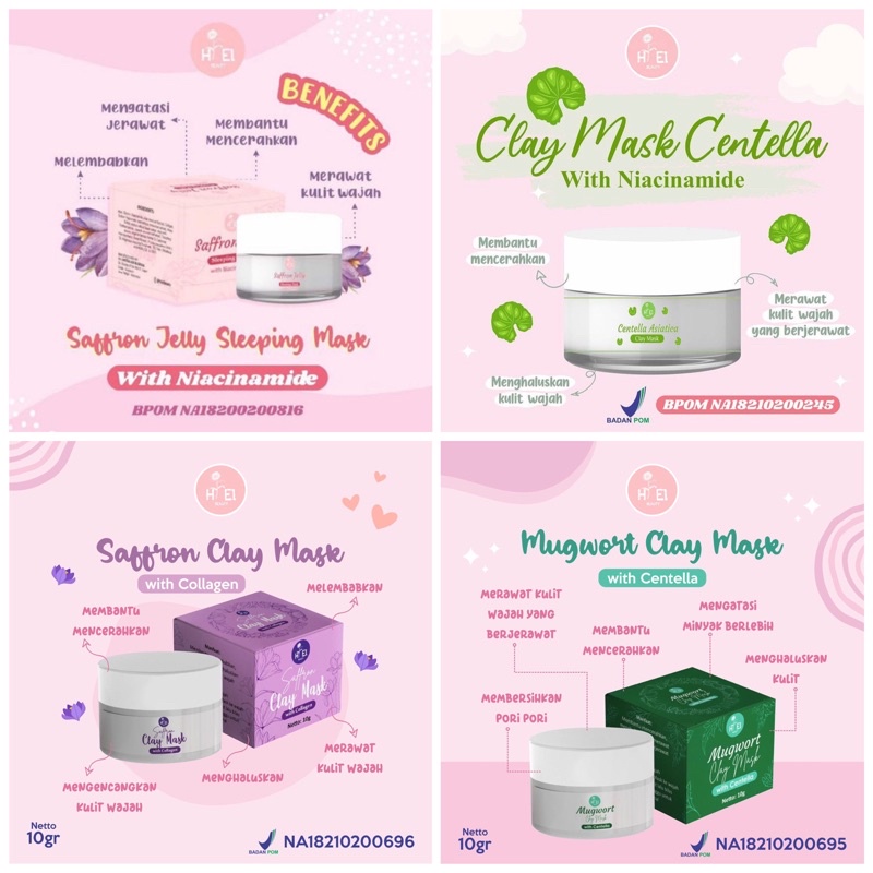 SAFFRON JELLY SLEEPING MASK | CENTELLA, SAFFRON, MUGWORT CLAY MASK | HIEL BEAUTY