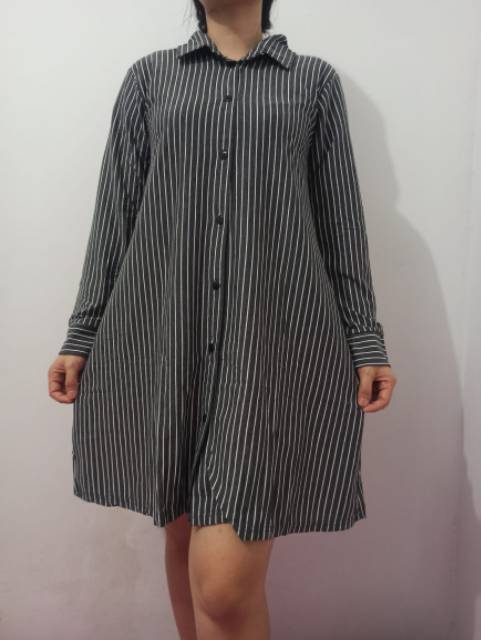 Kemeja tunik. Salur. Ld 100 pjg 80cm