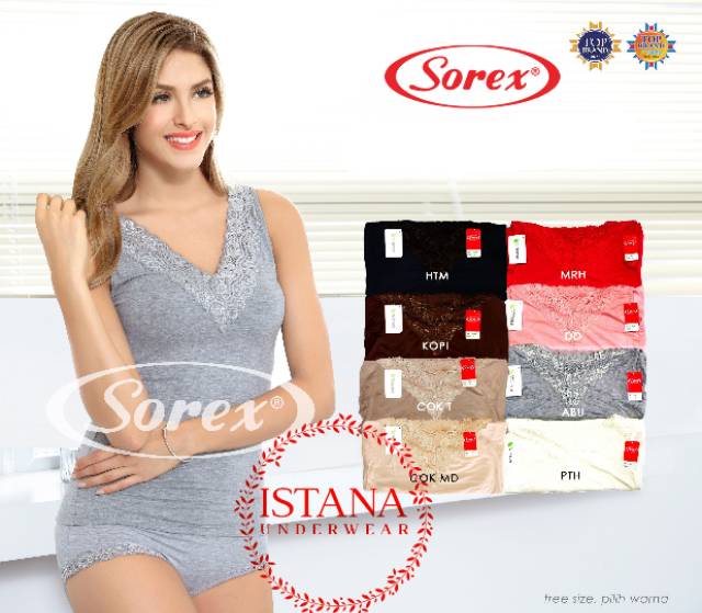 Tank top camisol sorex bolak balik premium quality / camisole tanktop