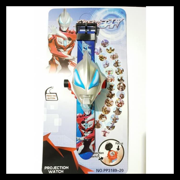 Jam Tangan Proyeksi Ultraman / Jam Tangan Proyektor Karakter Ultraman - Ultraman Bermutu