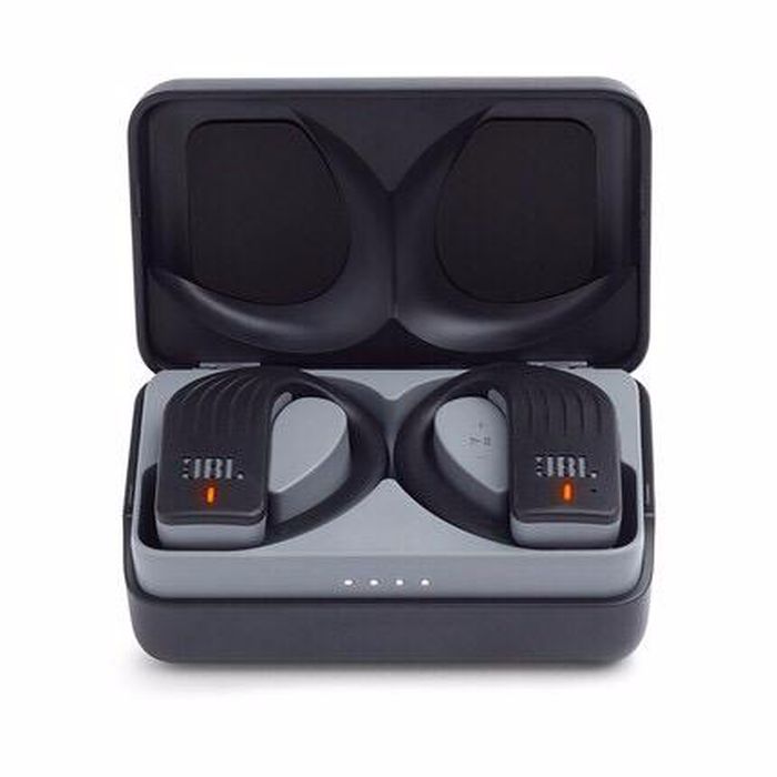 Headset Bluetooth JBL By Harman Endurance Peak True Wireless Earphones - Merah