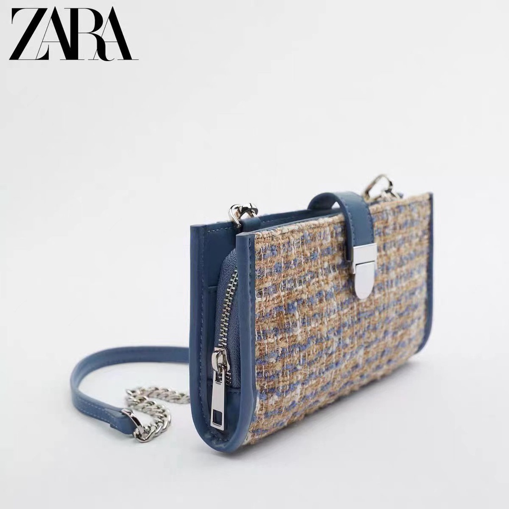 TAS SELEMPANG WANITA ZR TWEED CROSSBODY BAG ZR082