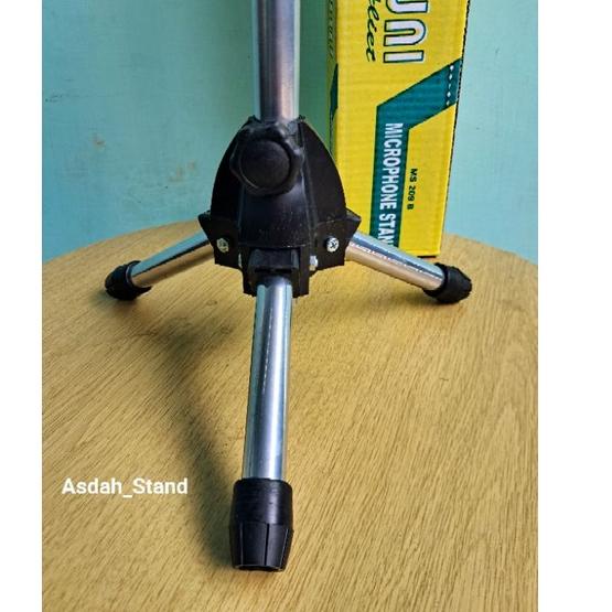 (SPECIAL PRICE) Stand Mic Pendek Besi Tebal + Holder Mic