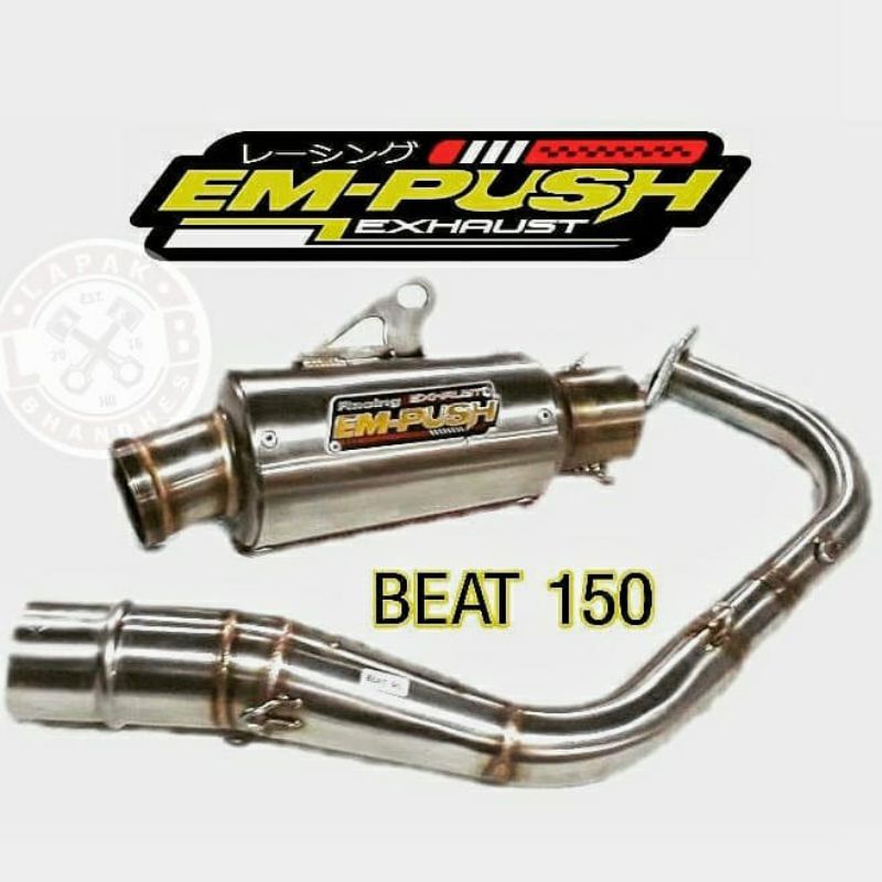 Knalpot Racing Honda BeAT, Scoopy Karbu fi, by Empush Exhaust Type M2 130 - 150cc TU