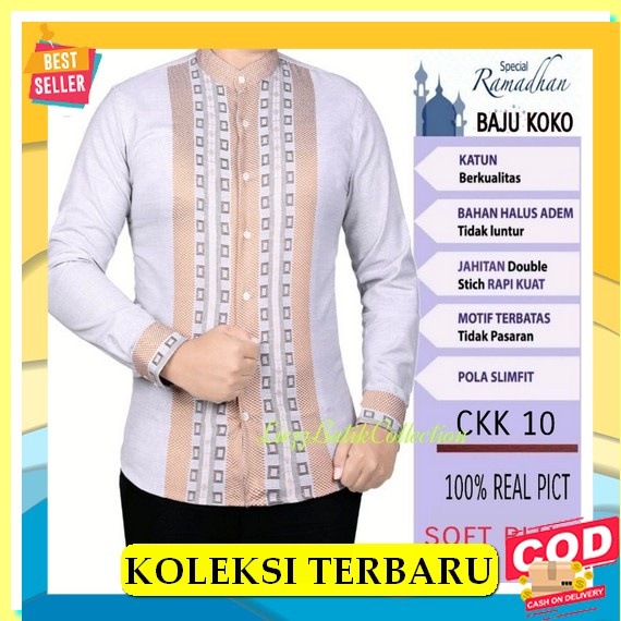 Baju Koko Lengan Pendek Remaja Dewasa Laki Laki Gusazmi Habaib Kurta Pakistan Putih Turki Indonesia 