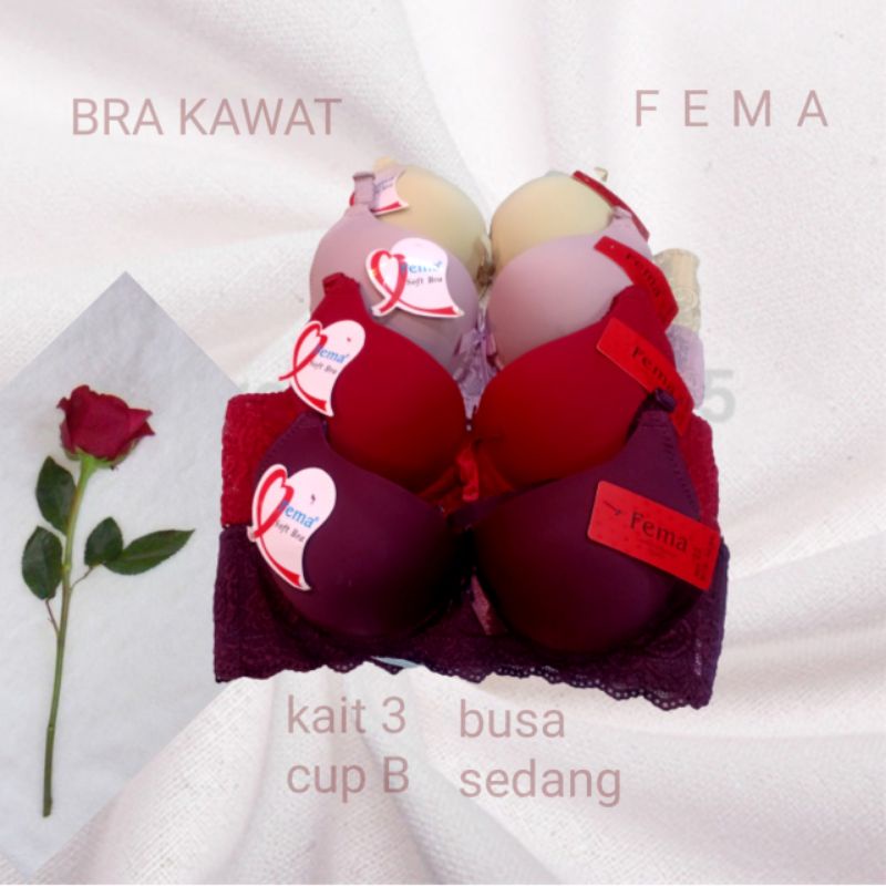 BRA KAWAT FEMA TALI BISA DI LEPAS SIZE 36/42