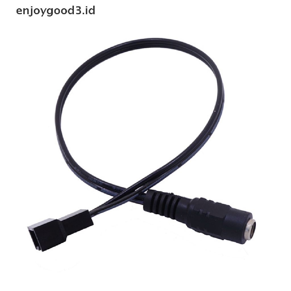 (Id) Kabel Adapter Router Kipas Dc 5521 Ke 4pin Pwm 12v Bahan Tembaga Untuk Komputer