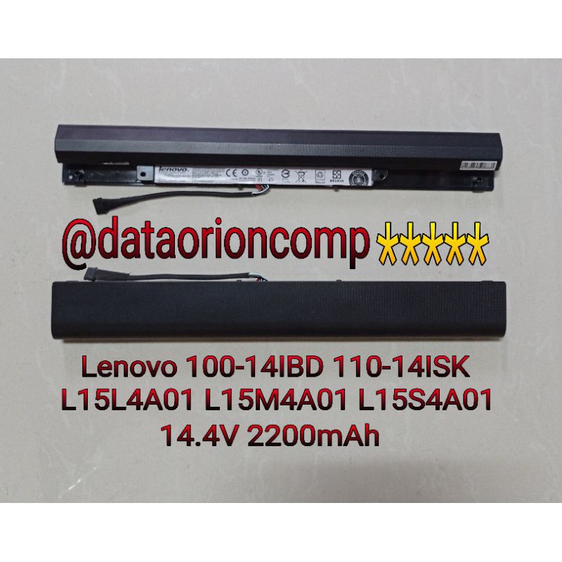 Baterai Lenovo 100-14iBD L15L4A01 L15M4A01 L15S4A01 110-14isk 100-14IBD 300-14isk