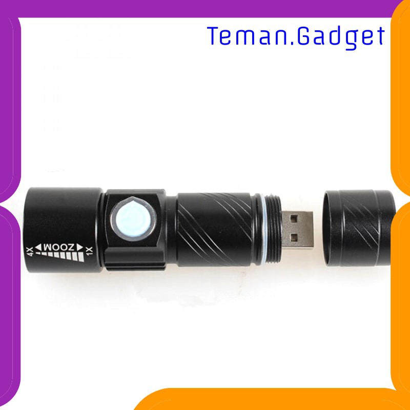 TG-IE191 TaffLED Senter LED Mini USB Rechargeable Q5 LED 2000 Lumens