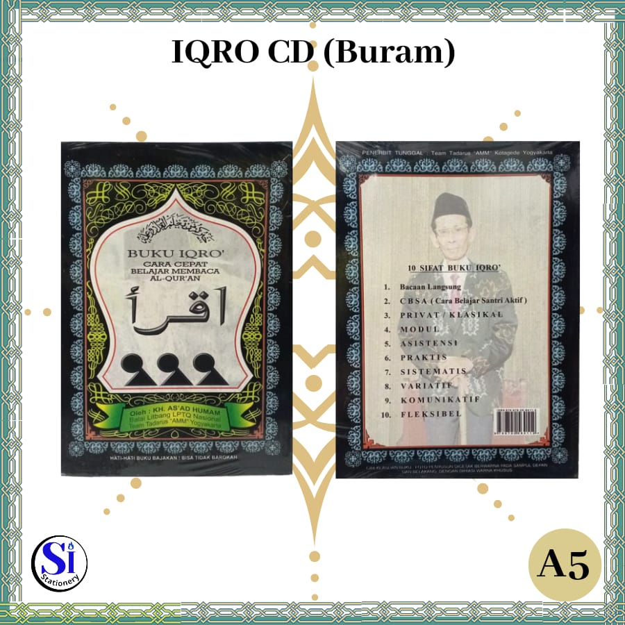 

IQRO BESAR ORIGINAL CD PAPER BURAM