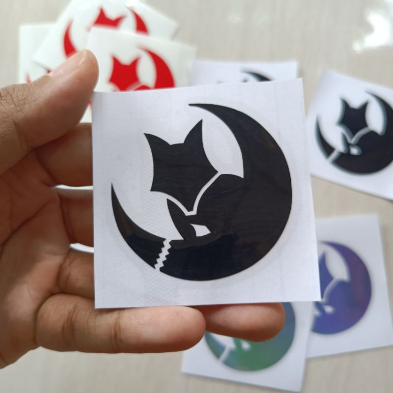 STICKER CUTTING WHITEFOX STIKER MOTOR VESPA SCOOPY AKSESORIS ACCESORIES