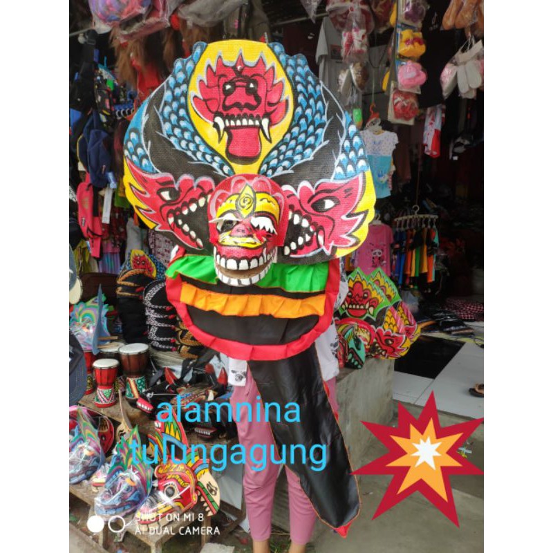 barongan spon anak anak dengan kemul