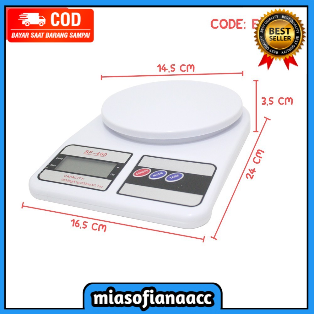 (COD) TIMBANGAN DAPUR DIGITAL ELECTRONIC KITCHEN SCALE SF 400