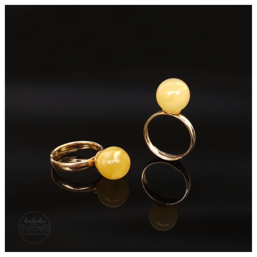 Special Collection RS1 Cincin Perak dgn Amber