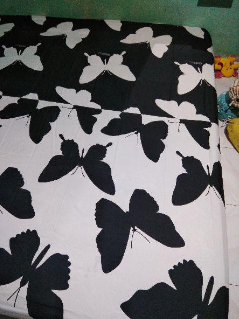 Fata Sprei Black Paris King/queen/single Size