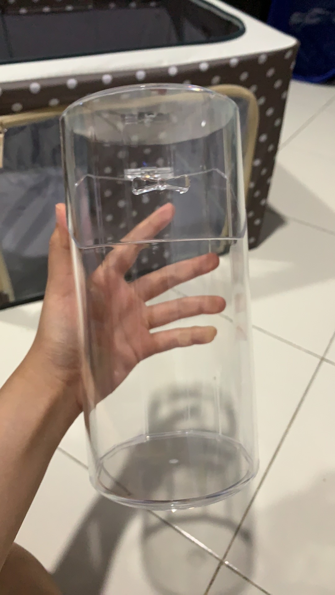 Winzige Ins Storage Box Transparent Pen Holder Dustproof Brush Holder Acrylic Storage Desktop Organizers