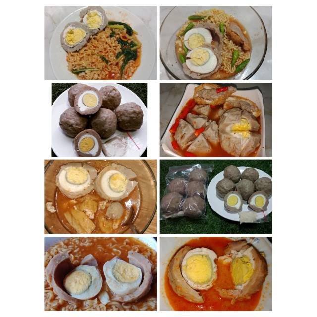 

Bakso sapi isi telur home made