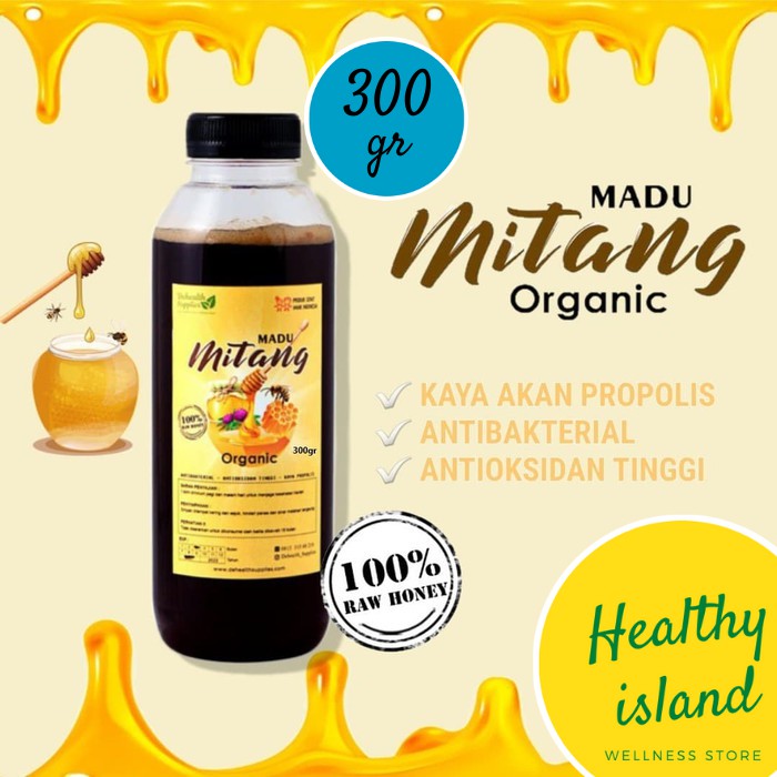Madu Mitang Organik Propolis Anti Oksidan Dehealth Supplies Honey