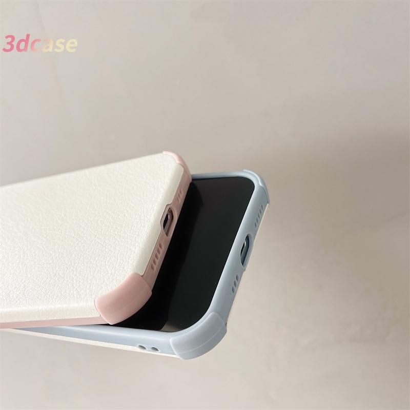 Casing Samsung A32 A52 A72 A12 A20S A02S A50 A10S J7 Prime A51 A10 A125 A30 A50S A30S A20 M40S M10 M10S A205 M02S A025 F02S A305 M12 F12 A15 A15S A54 A7 A5S A12 A9 A5 A53 A33 2020 Plain Color Lamb Skin Leather Soft Case