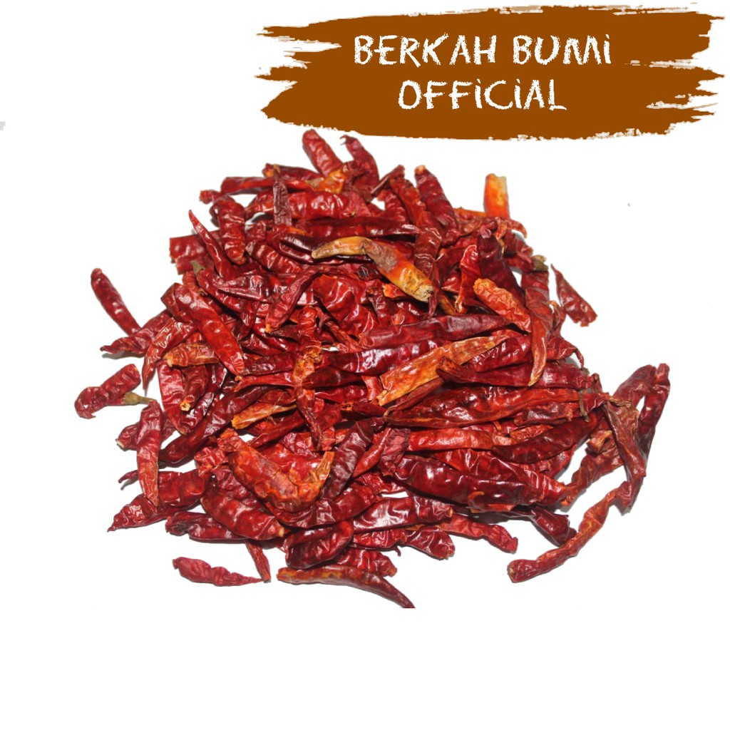 

[100 GRAM] CABE KERING JAPLAK MERAH TERANG INDIA DRY CHILI