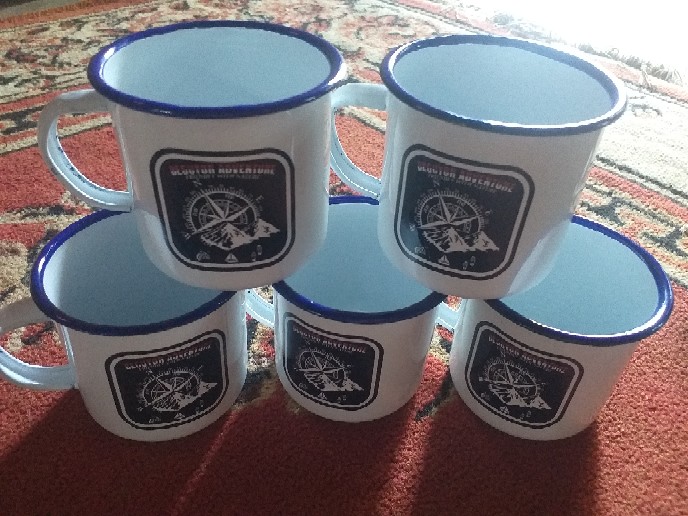 Cangkir Enamel (gambar Bisa Custom) 6,8cm