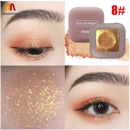 Palet Eyeshadow NOVO Warna Monokrom Terpolarisasi