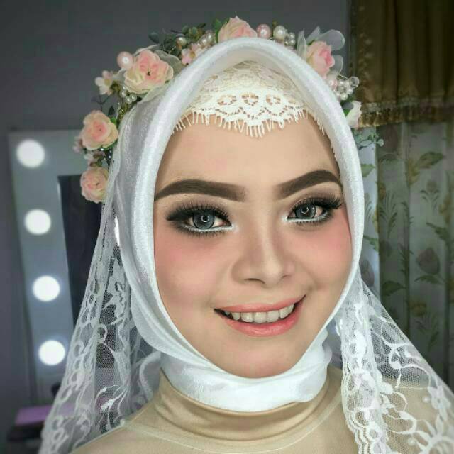 Hijab wedding Hijab organza crepe / hijab organza wedding