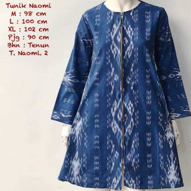 Tunik Tenun Troso Lurik Asli Jepara (Tunik Naomi)