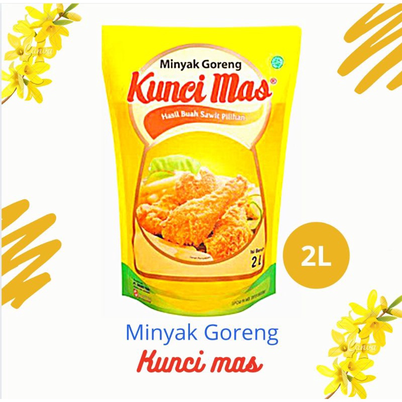 

Minyak goreng Kunci Mas 2L