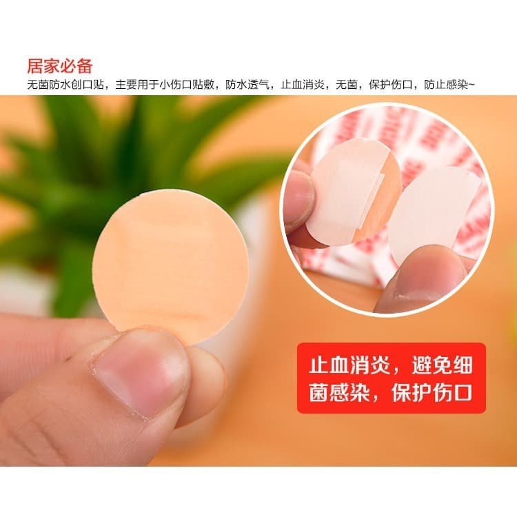 PBU isi 5 pcs plester bulat luka penutup jerawat bandage band-aid