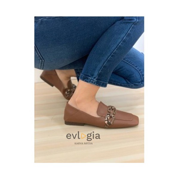 SALE    SEPATU | WANITA | SHOES | CKS367 CNK LEATHER SNAKE PRINT STEP BACK LOAFERS | PREMIUM IMPORT