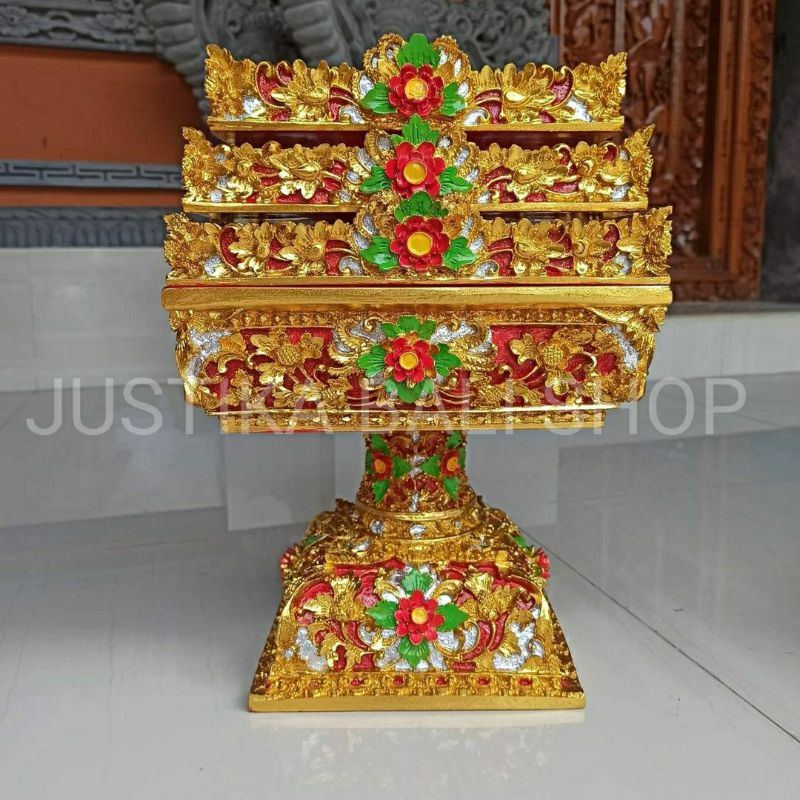 Dulang Simbar Susun 3/ Ukuran 28Cm Prada Elit/ Bahan Fibber