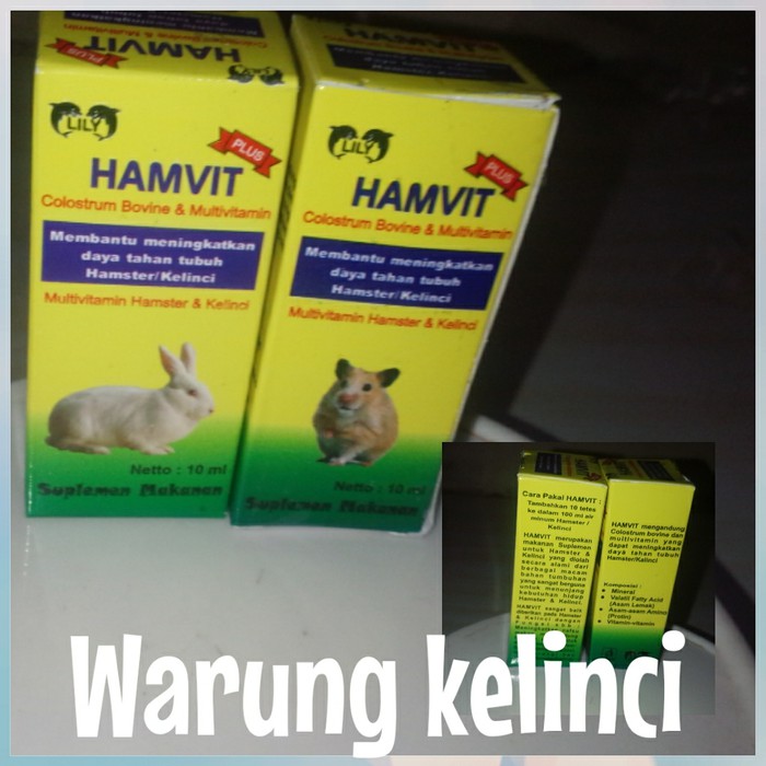 Promo Vitamin Penambah Stamina Kelinci Hamster Murah