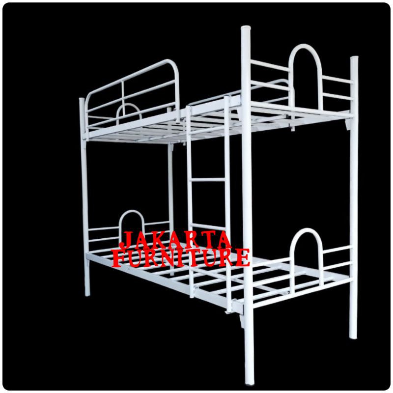 Ranjang Tingkat Besi 90 x 200 cm
